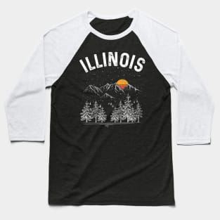 Vintage Retro Illinois State Baseball T-Shirt